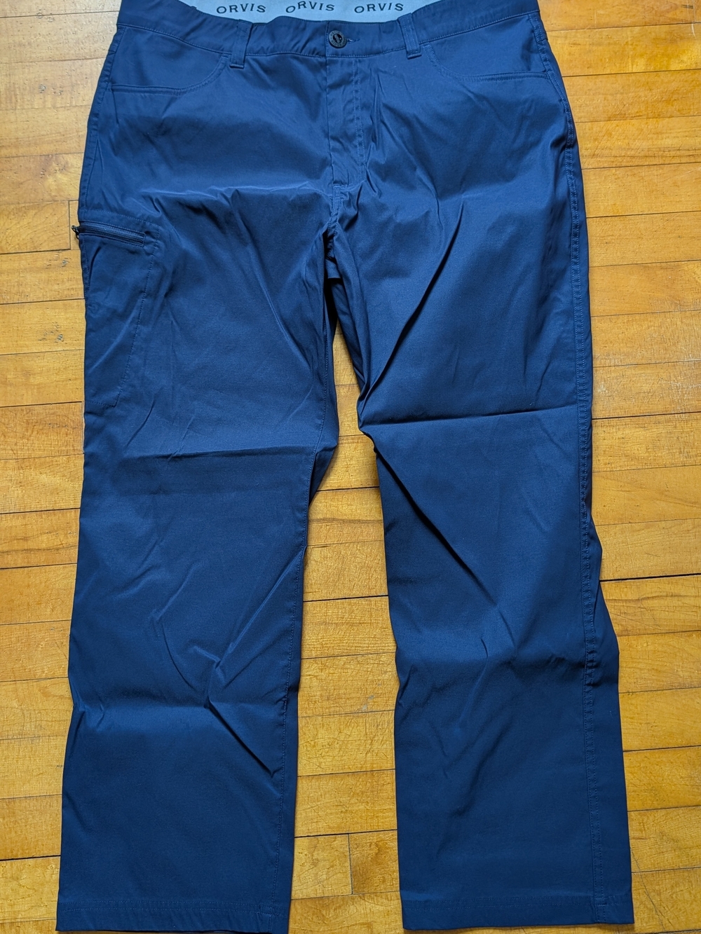 Orvis Men's Navy Cargo Pants - Stretch Utility Trousers